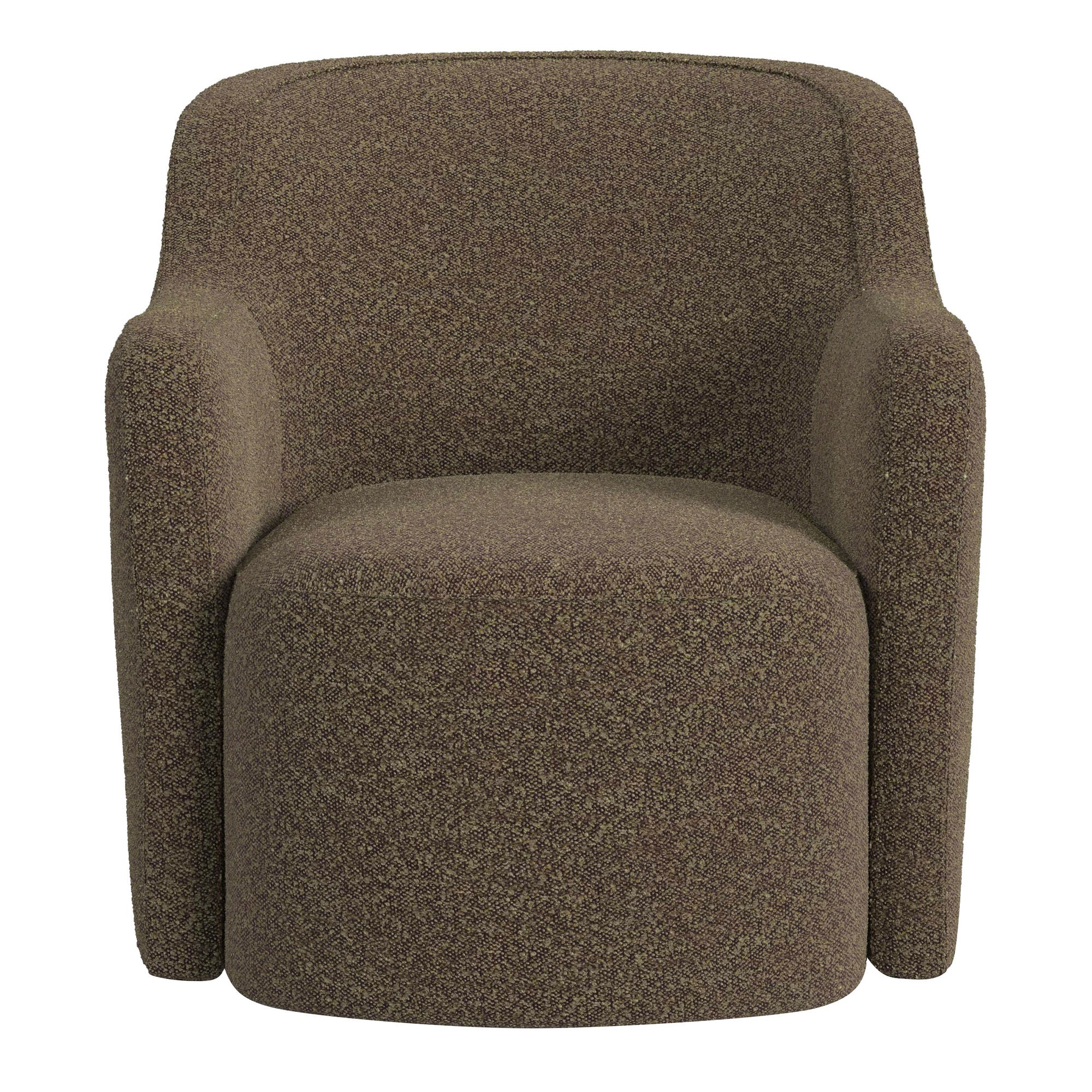 Quiet Curve™ Bouclé Swivel Chair