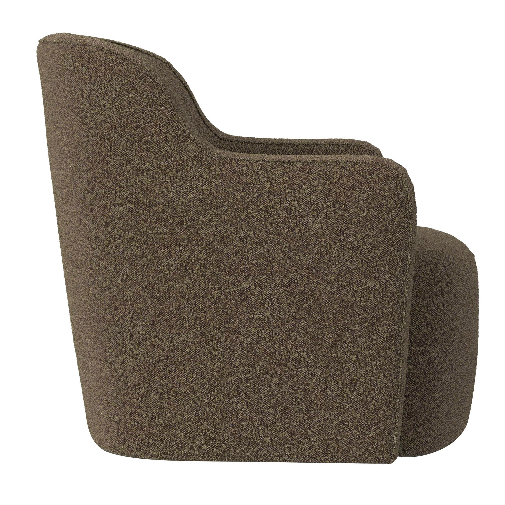 Quiet Curve™ Bouclé Swivel Chair