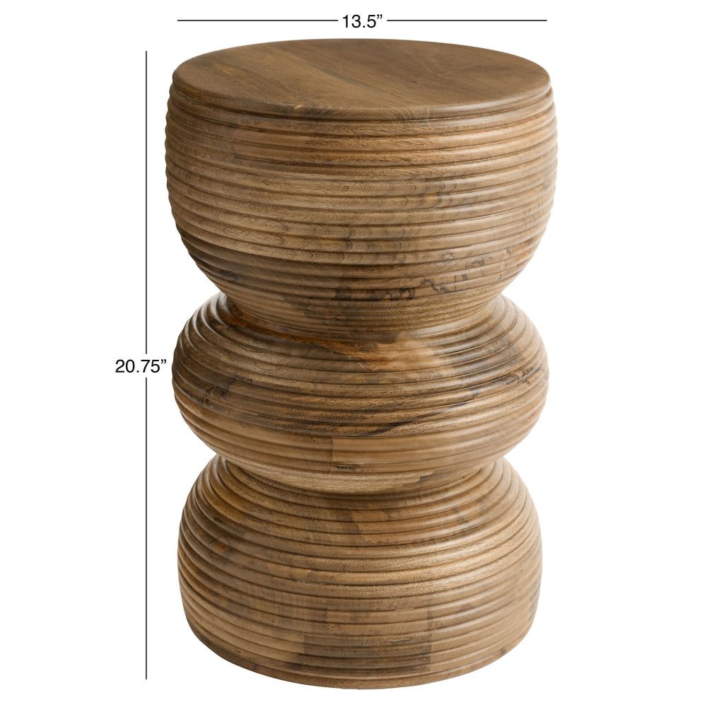 xBeStill Slow Living™ Fluted Side Table