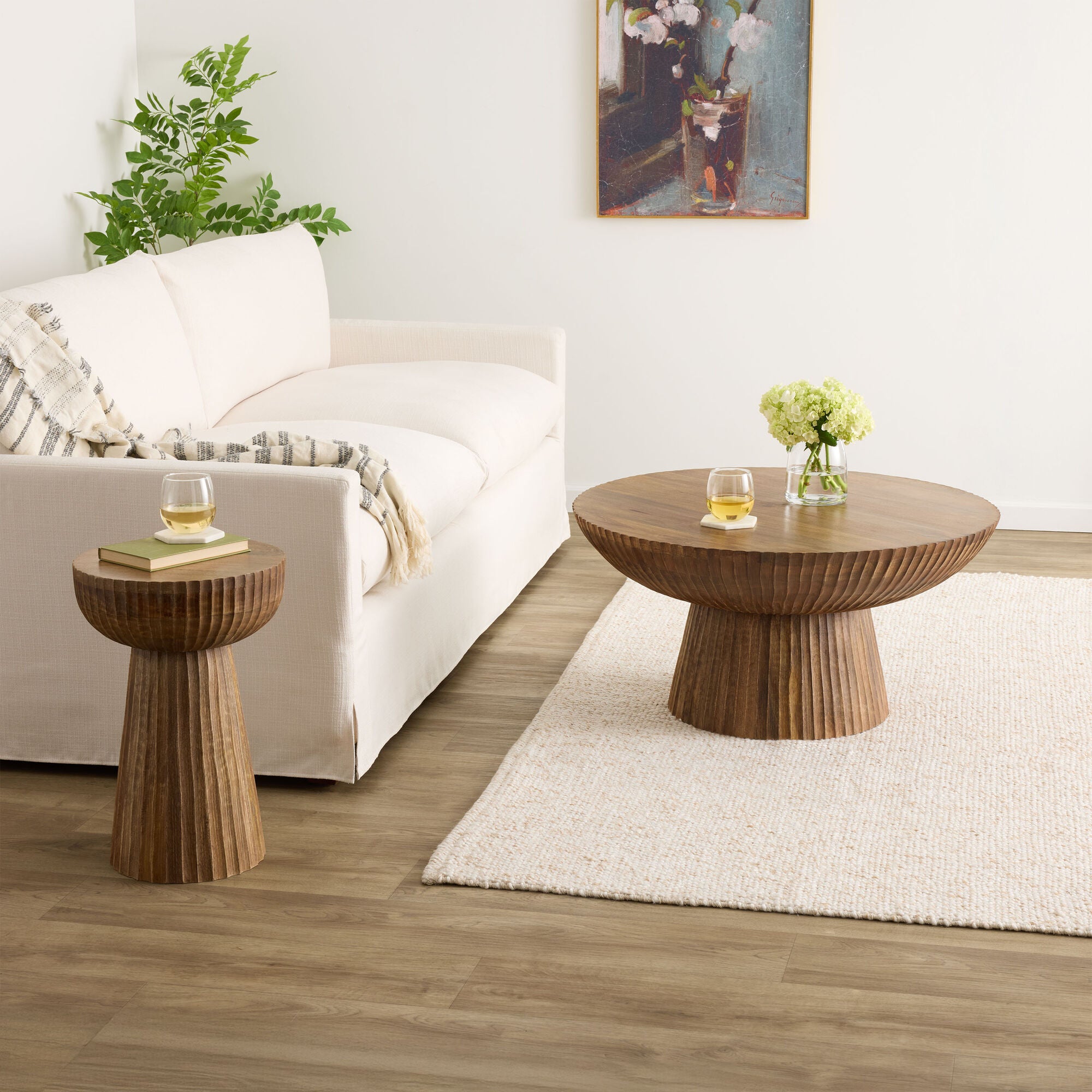 Slow Living™ Ribbed Coffee Table