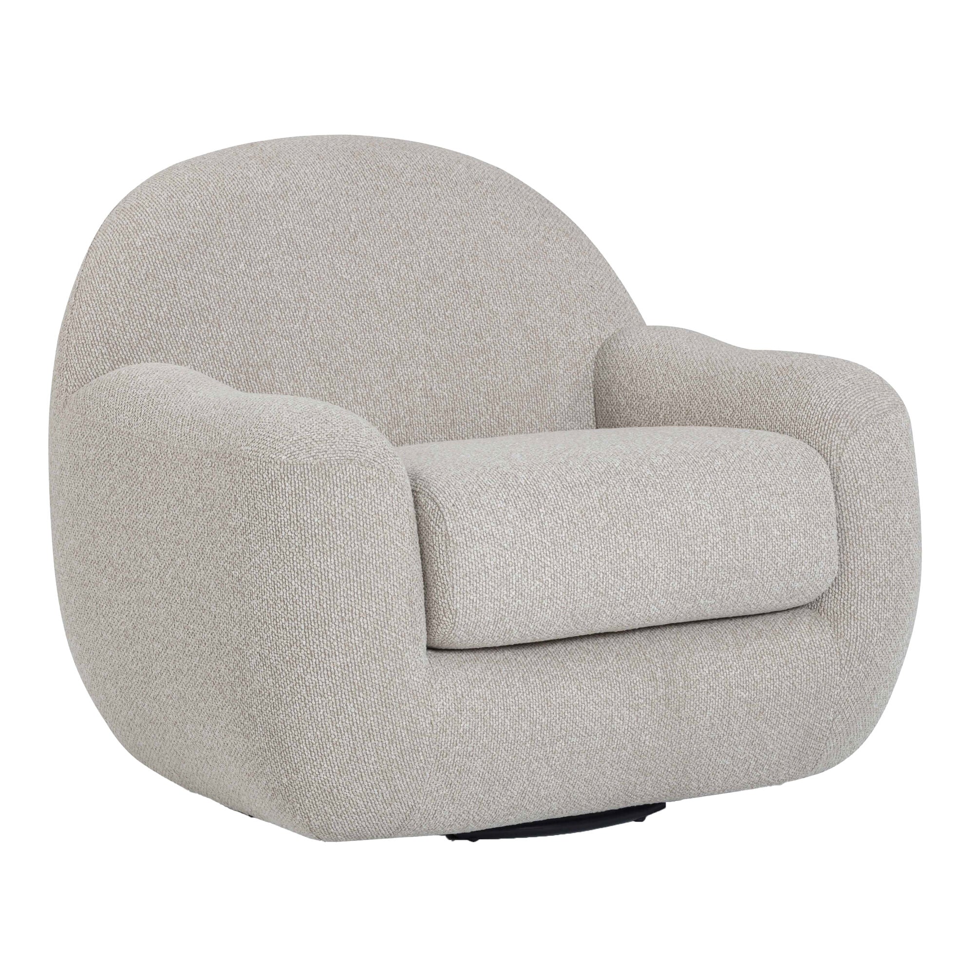 Quiet Moments™ Bouclé Swivel Chair