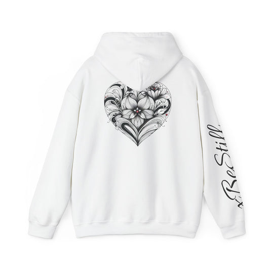 Be Still Heart Design Unisex Hoodie - Inspirational Sweatshirt for Comfort & Style