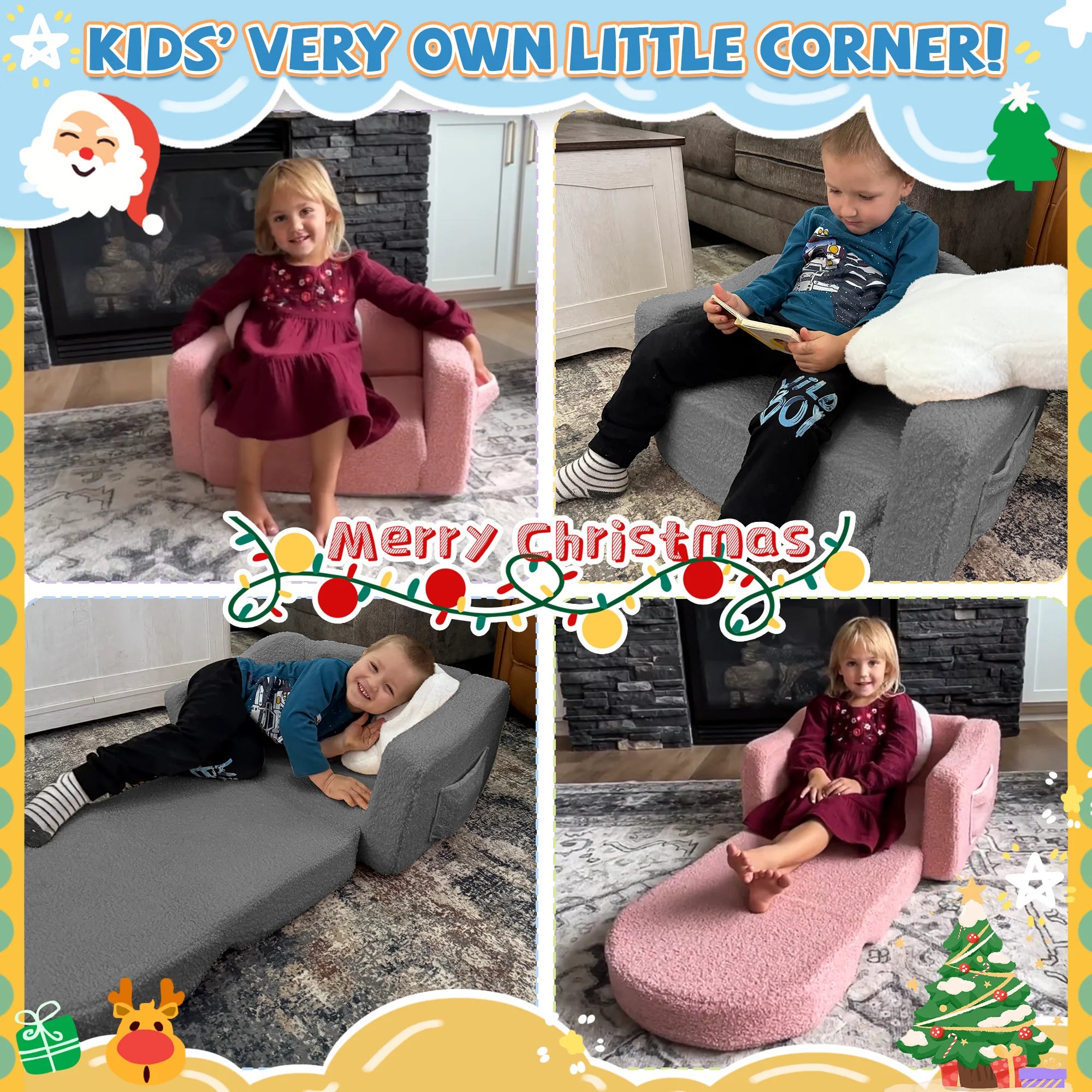 Little Blessings™ Blossom Snuggle 2-in-1 Convertible Toddler Couch