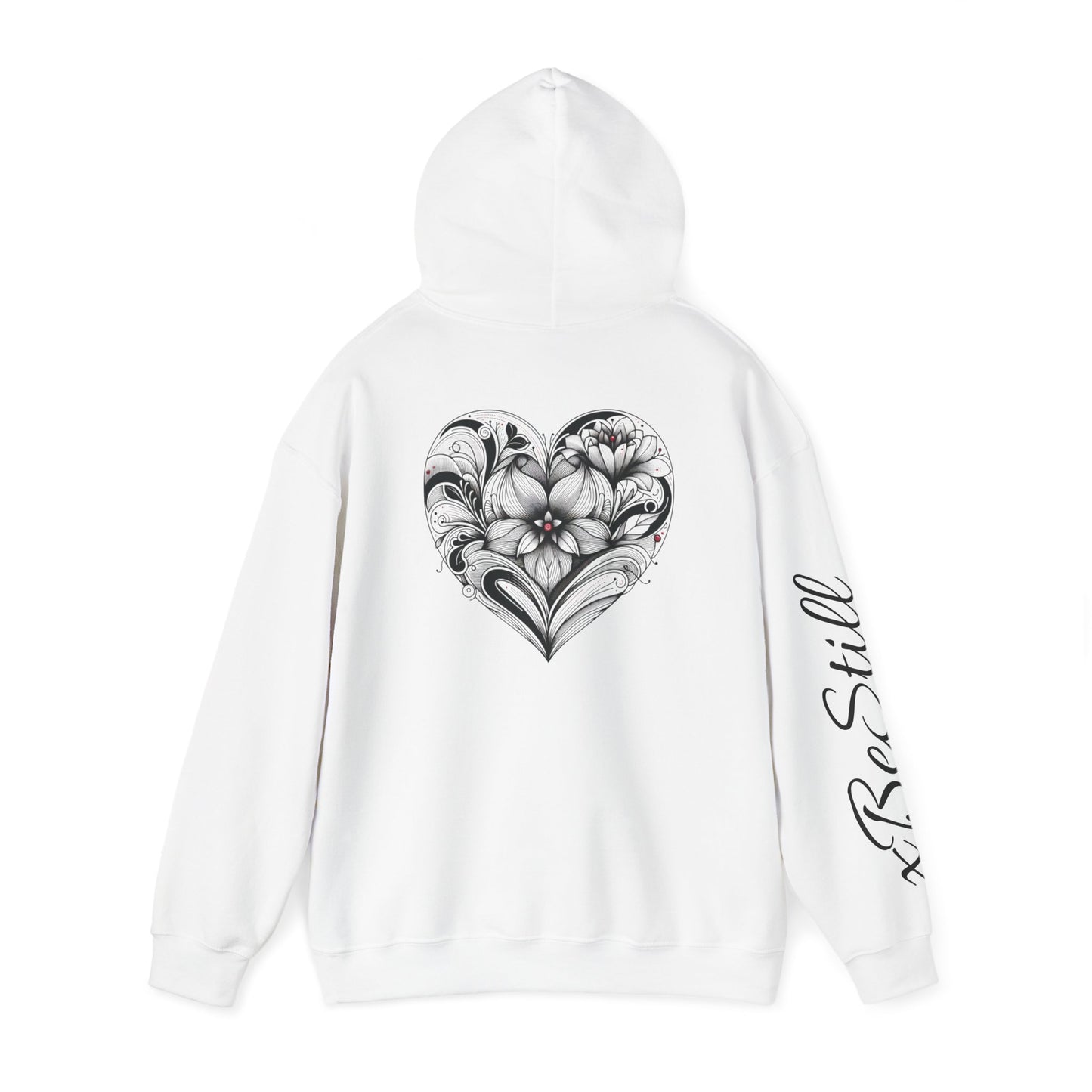 Be Still Heart Design Unisex Hoodie - Inspirational Sweatshirt for Comfort & Style