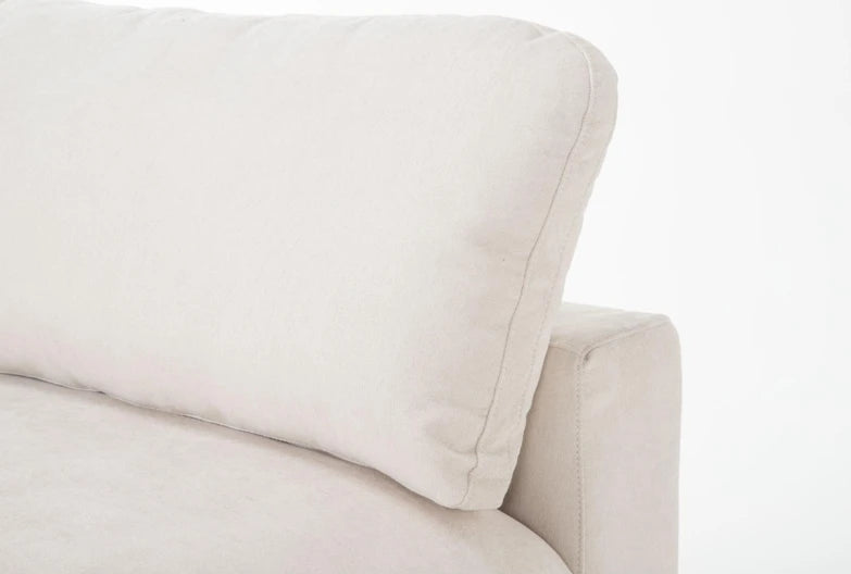 xBeStill Home™ Zone 5-Piece Modular Sectional Sofa – Cream White Reversible L-Shaped Seating