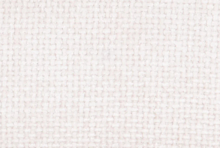 Close-up of a textured white fabric surface