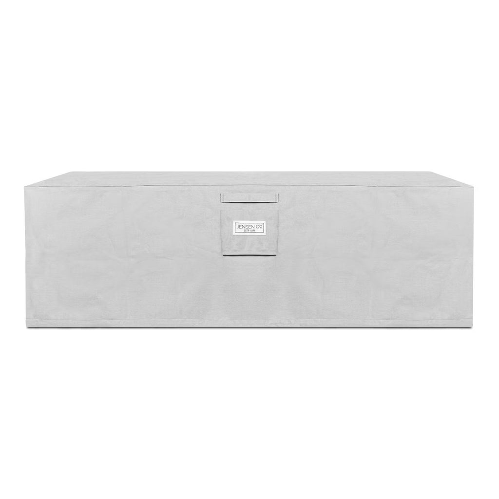 Covewood 58" Rectangular Aluminum Propane Fire Pit (Charcoal)