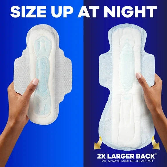 Always Maxi Pads with Wings – Size 5 Extra Heavy Overnight Protection (36 Count)