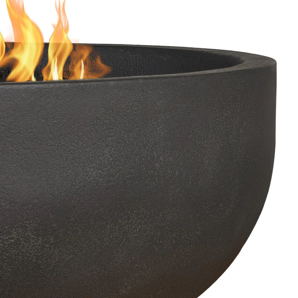 Quiet Moments™ Grand Lake Luxury Concrete Fire Bowl – Natural Gas