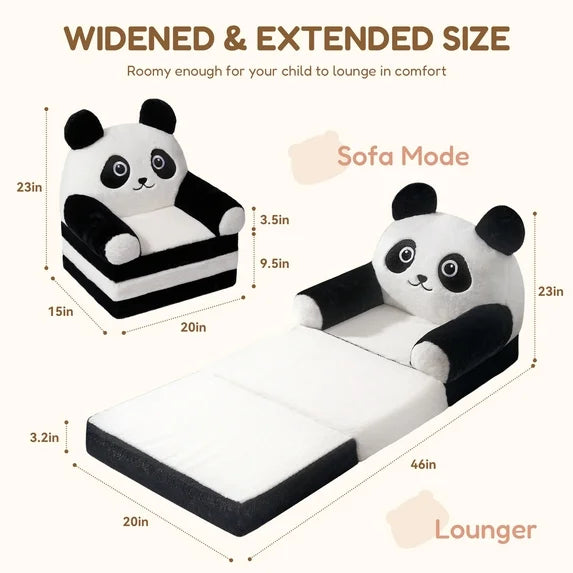 Little Blessings™ Panda Snuggle Convertible Toddler Sofa Chair