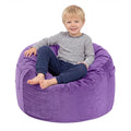 Little Blessings™ Cozy Cloud Kids Bean Bag Chair – Velvet Purple
