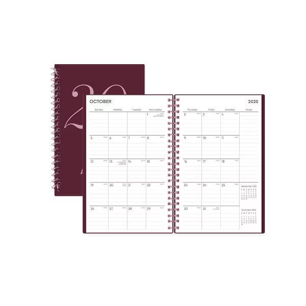 xBeStill Plans™ Blue Sky 2026 Weekly & Monthly Planner 5”x8” Elvy Agenda Organizer