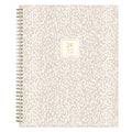 xBeStill Plans™ 2026–2027 8.5”x11” Weekly & Monthly Planner RP Dalmatia Tan Wirebound Organizer
