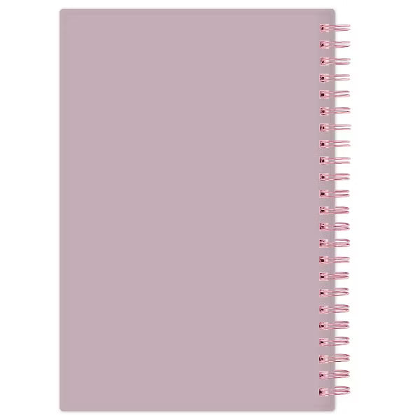 xBeStill Plans™ 2026 Weekly & Monthly Planner 5”x8” Purple Stripe Organizer w/ Double Pockets