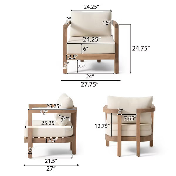 xBeStill Retreat™ Acacia Outdoor Chat Set for Calm Everyday Living