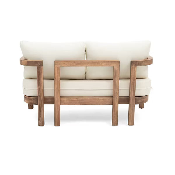 xBeStill Retreat™ Acacia Outdoor Loveseat Set for Calm, Intentional Living