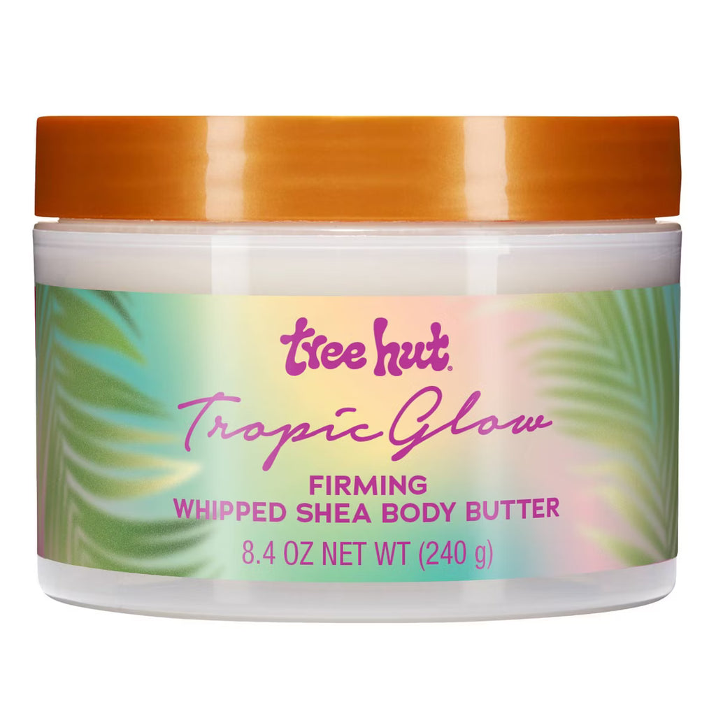 Quiet Moments™ Tree Hut Tropic Glow Whipped Shea Body Butter 8.4oz – Hydrating Moisturizing Tropical Body Cream