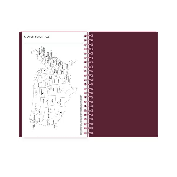 xBeStill Plans™ Blue Sky 2026 Weekly & Monthly Planner 5”x8” Elvy Agenda Organizer