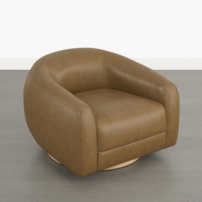Quiet Moments™ Haven Swivel Accent Chair Set – Mocha (Set of 2)