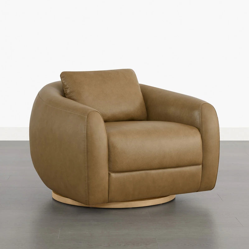 Quiet Moments™ Haven Swivel Accent Chair Set – Mocha (Set of 2)