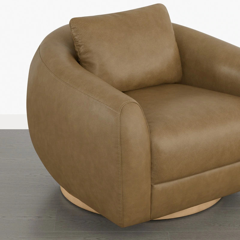 Quiet Moments™ Haven Swivel Accent Chair Set – Mocha (Set of 2)