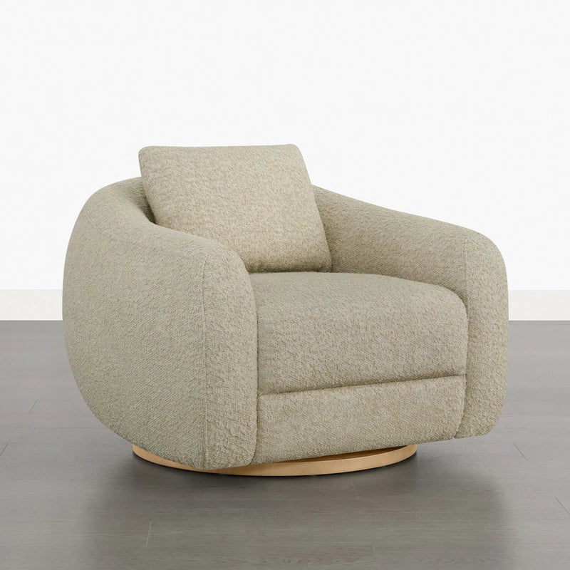 Quiet Moments™ Haven Swivel Accent Chair Set – Oatmeal (Set of 2)