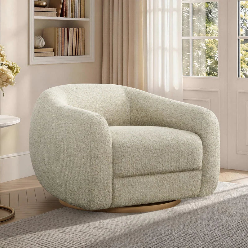 Quiet Moments™ Haven Swivel Accent Chair Set – Oatmeal (Set of 2)