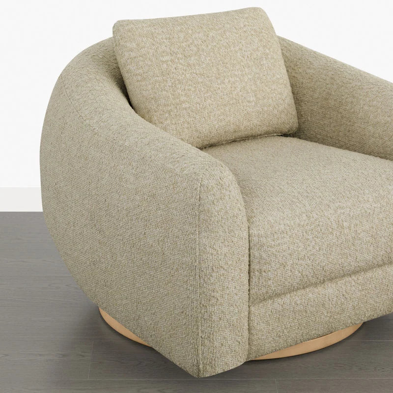Quiet Moments™ Haven Swivel Accent Chair Set – Oatmeal (Set of 2)