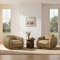 Quiet Moments™ Haven Swivel Accent Chair Set – Mocha (Set of 2)