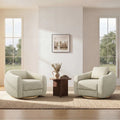Quiet Moments™ Haven Swivel Accent Chair Set – Oatmeal (Set of 2)